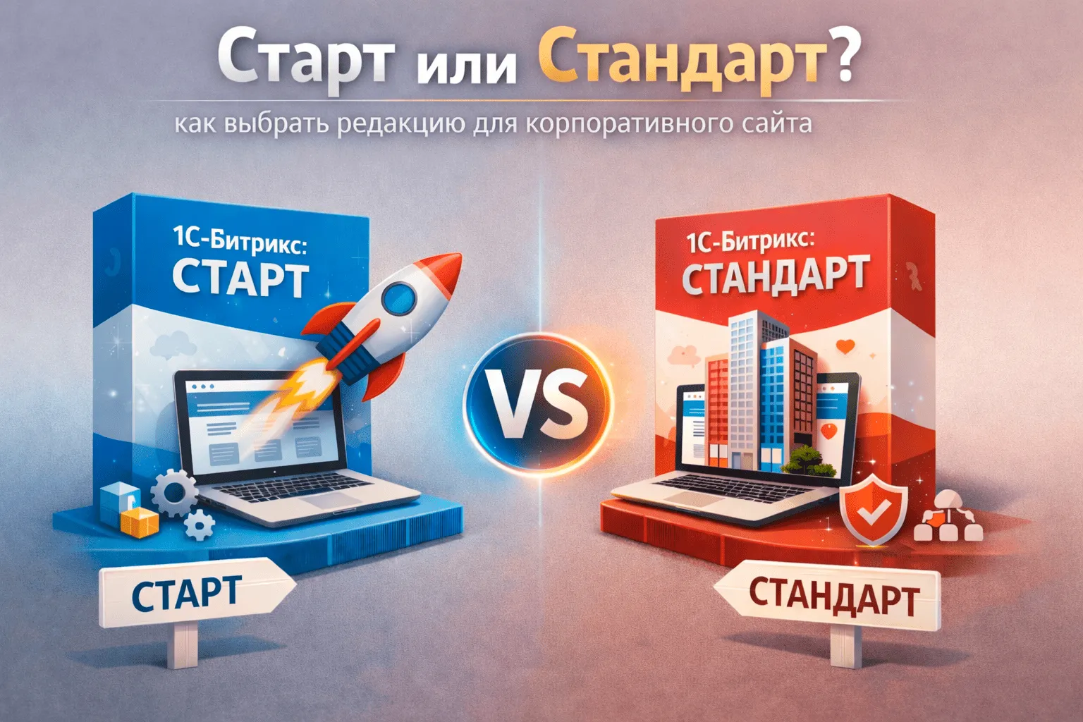 Старт или Стандарт: как выбрать редакцию для корпоративного сайта в Астрахани