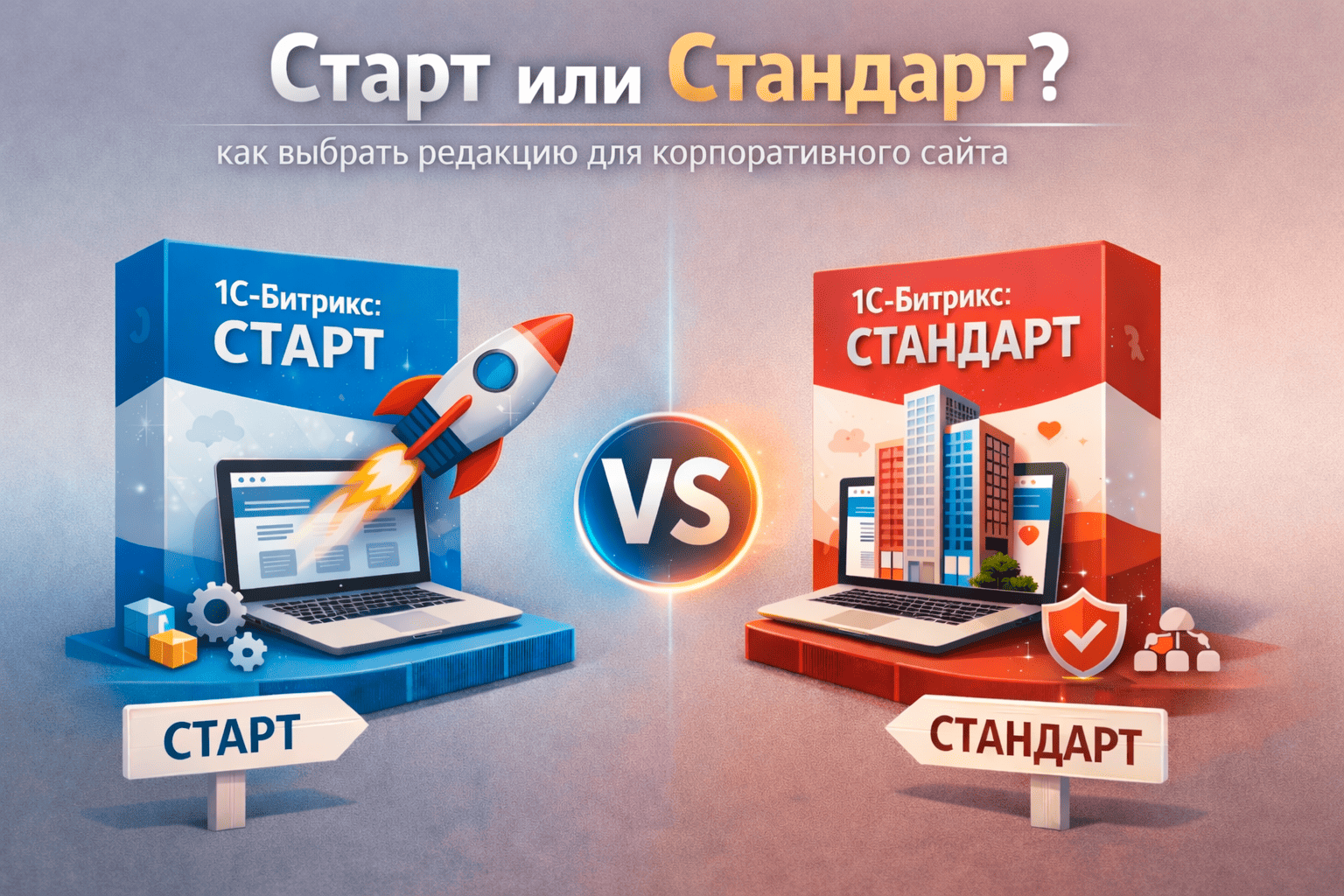 Старт или Стандарт: как выбрать редакцию для корпоративного сайта в Астрахани